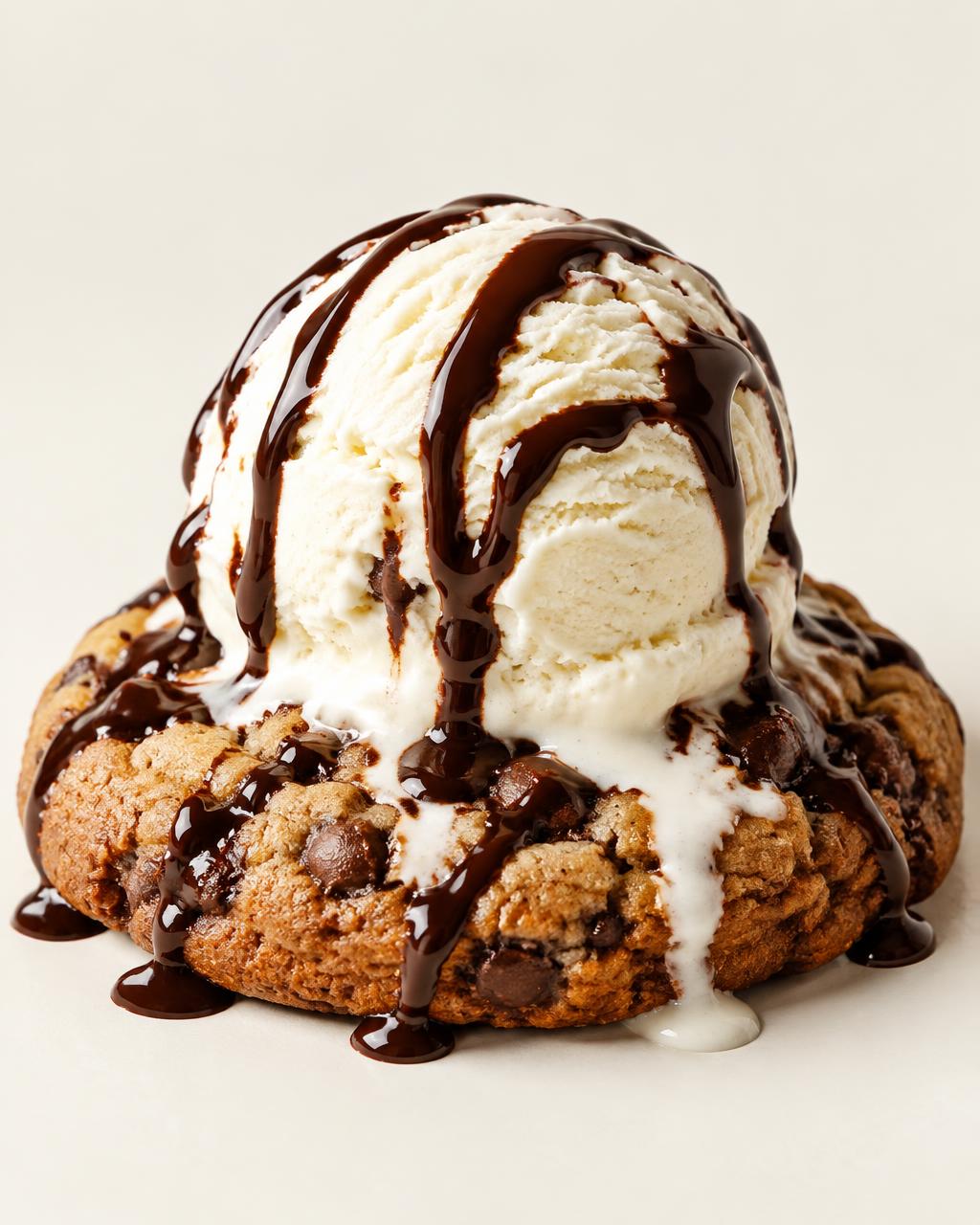 Cookie com sorvete